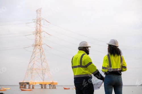 Preview: Engineer industrial facility petrochemical or gas energy site focused industrial and environmental