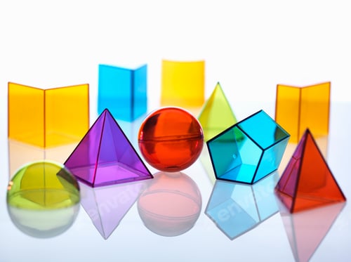 Preview: Geometric shapes used in maths and calculus education