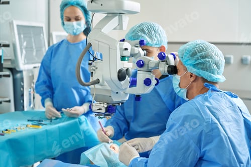 Preview: Close up photo of doctors on surgery