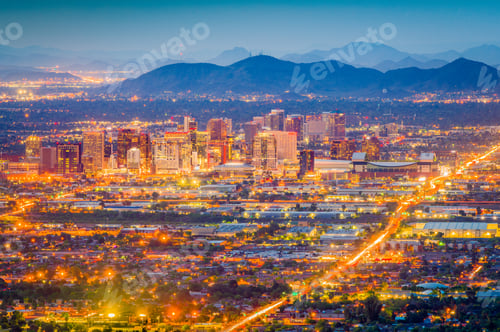Preview: Phoenix, Arizona, USA Cityscape