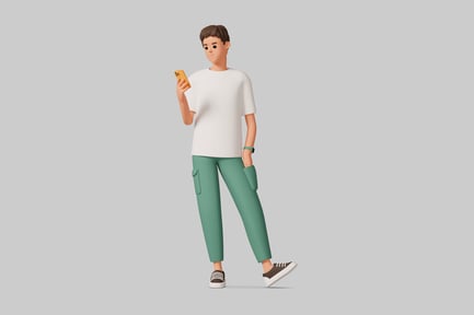 Preview: A person holding a cell phone.