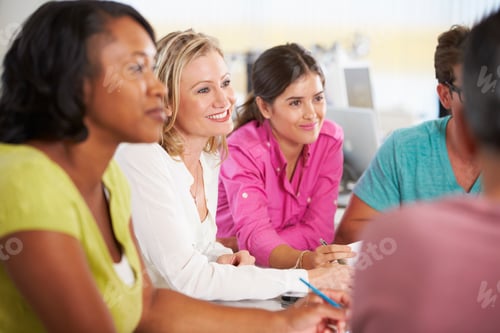 Preview: Team Meeting In Creative Office