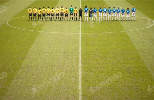 Preview: Football teams on pitch
