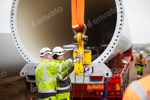 Preview: Engineers working on wind turbine