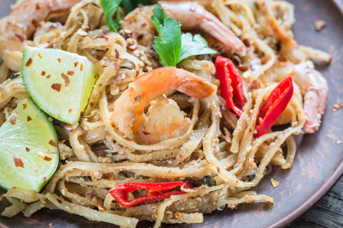 Preview: Thai fried rice noodles with shrimps