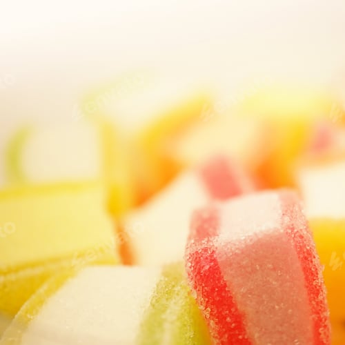 Preview: Colorful Jelly In Soft And Blur Style For Background