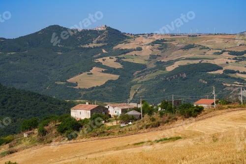 Preview: Country landscape near Melfi, Basilicata, Italy