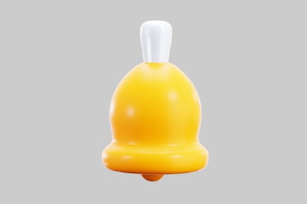 Preview: Cartoon notification bell element