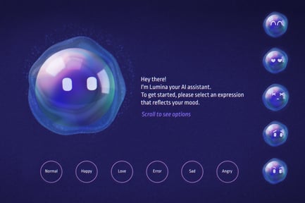 Visualização: Assistente de IA Lumina