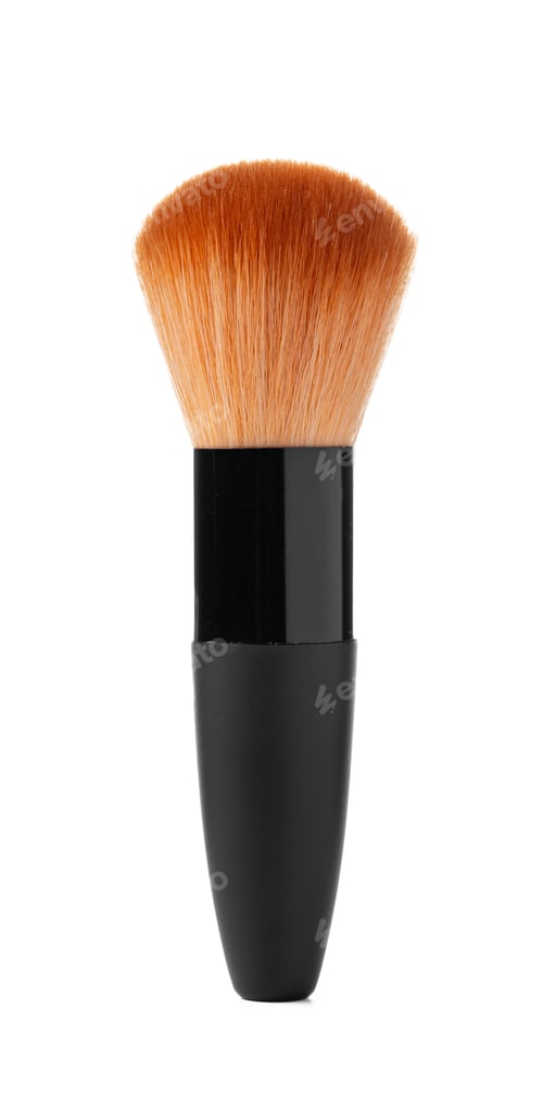 Preview: Barber shaving brush isolated on white background