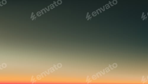 Preview: Sunset sky in green,Yellow, Orange pastel,Beautiful Dramatic twilight sky scape
