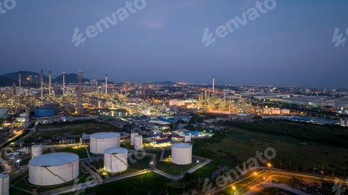Preview: Oil Refinery Gas Chemical Equipment Prodiction import export Concept, Crude Oil Refinery Plant