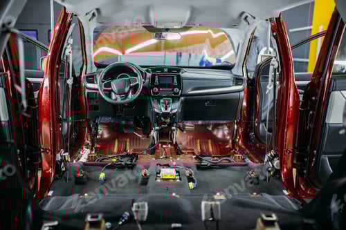 Preview: Deep car tuning, disassembled vehicle interior