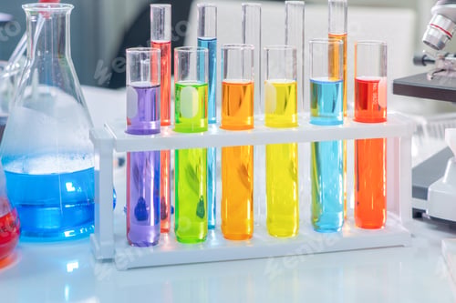 Preview: Scientist working on test tube to analysis and vaccine of virus in lab in medical, chemistry