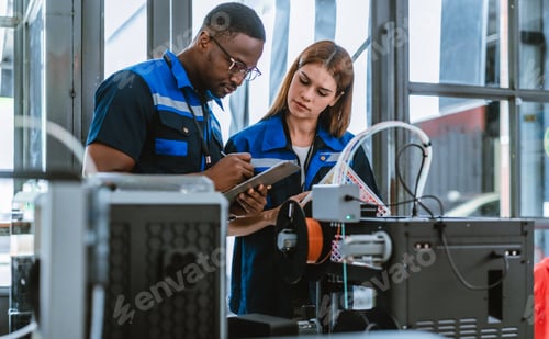 Preview: Engineer Selecting Colors for 3D Printed Products