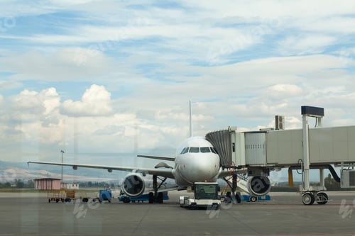 Preview: airplane at airport