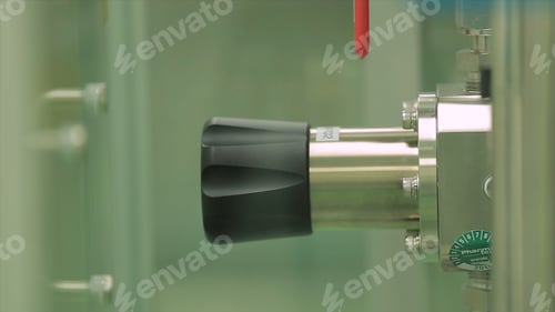 Preview: Factory with pharmaceutical equipment mixing tank on production line in pharmacy industry