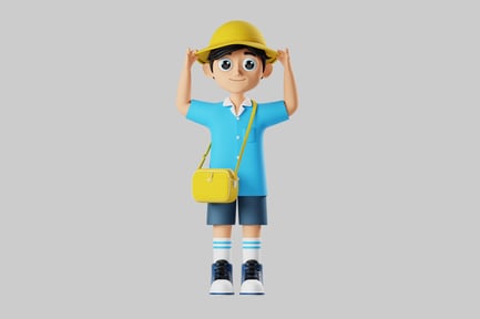 Preview: Boy with yellow hat