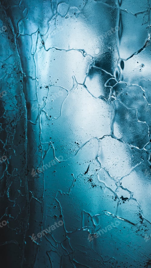 Preview: Blue glacier textured background mobile phone wallpaper