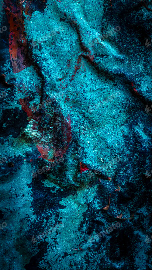 Preview: copper sheet with colorful. background or textura patterns