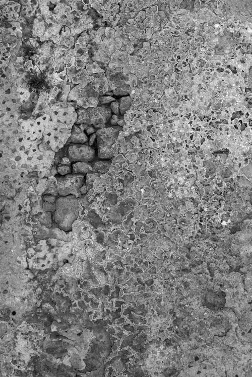 Preview: Old Rough Texture Of A Stone Wall And Ruins For A Background And For Wallpaper Of Monochrome Tone