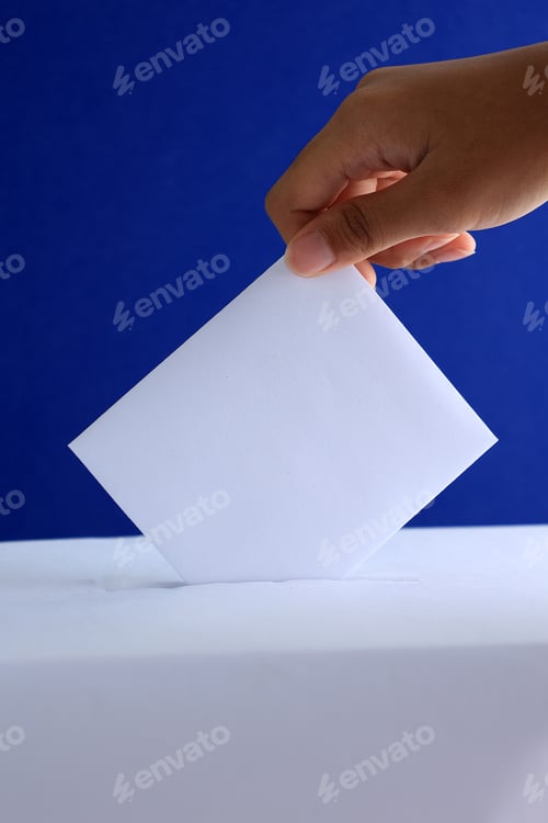 Preview: Female Voter Put Vote Card to Ballot Box