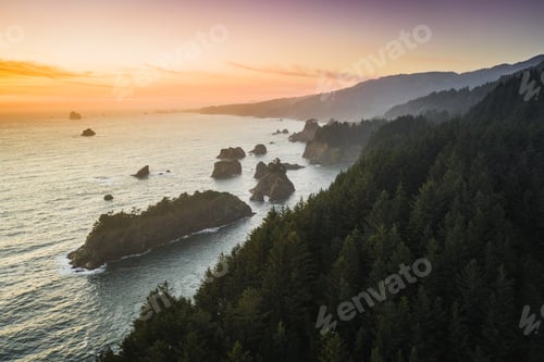 Preview: Pink skyscape in the West Coast