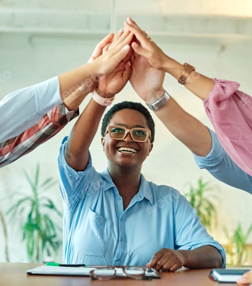 Preview: Young business people having a meeting