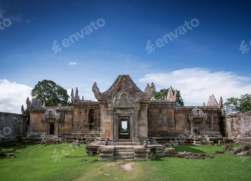 Preview: preah vihear famous ancient temple ruins landmark in cambodia