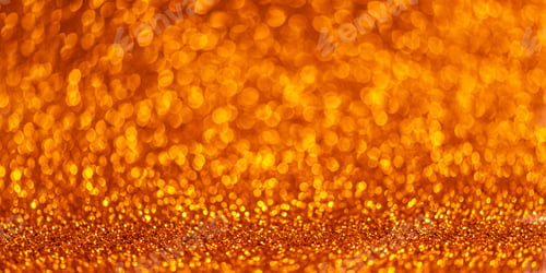 Preview: Orange bokeh abstract background.