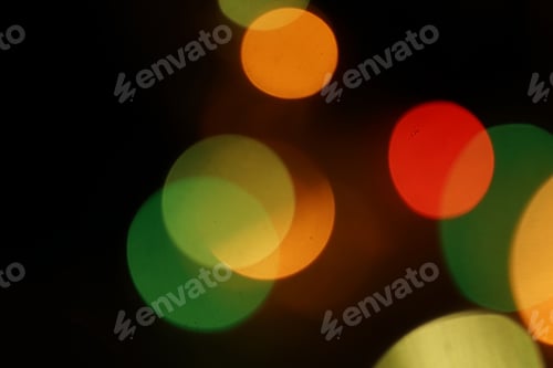 Preview: Blurred Bokeh Of Christmas Light For Background