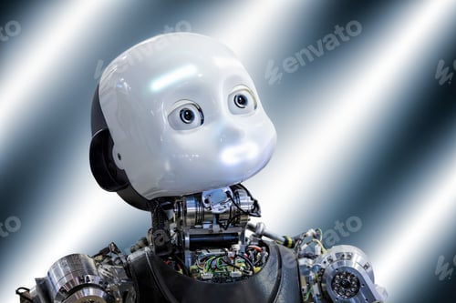 Preview: Humanoid robot, torso and head