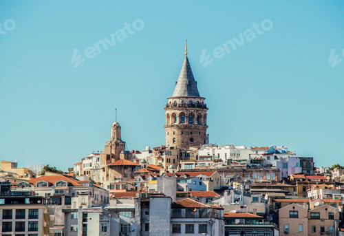 Preview: Beautiful shot of the Galata Tower in Istanbul, Turkey