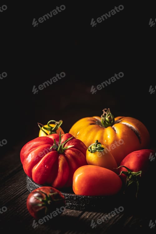 Preview: Fresh organic garden tomatoes