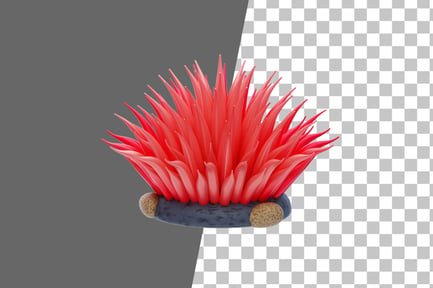 Preview: Sea Anemone 3D Icon