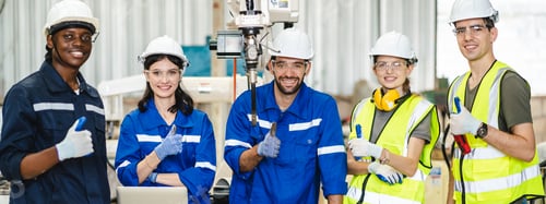 Preview: professional technician engineer working to control electrical power and safety service system