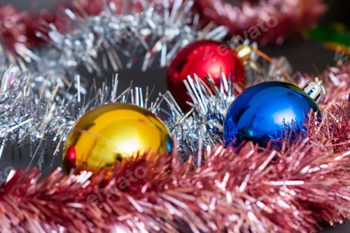 Preview: Christmas Ornaments and Tinsel Decoration for the Holidays