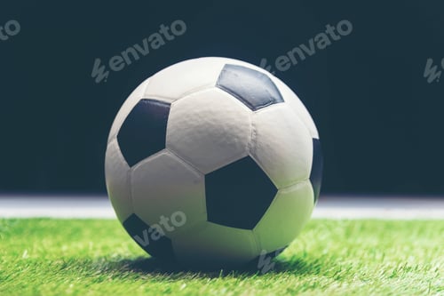 Preview: soccer ball on grass