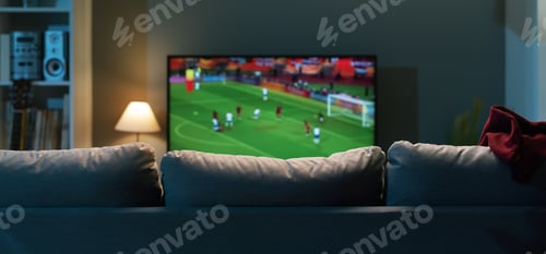 Preview: Football match on widescreen TV