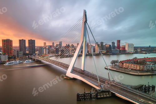 Preview: Rotterdam, Netherlands Skyline