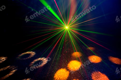 Preview: Colored disco lights,party background!
