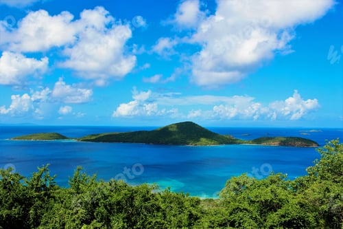 Preview: View from high point on Culebra Puerto Rico.