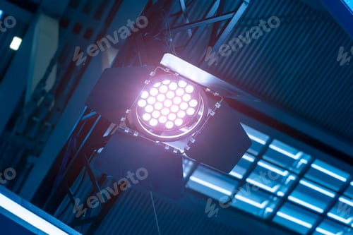 Preview: Led Light On Mall Roof.