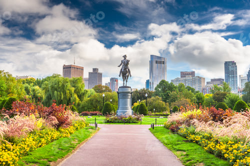Vista previa: Public Garden in Boston, Massachusetts