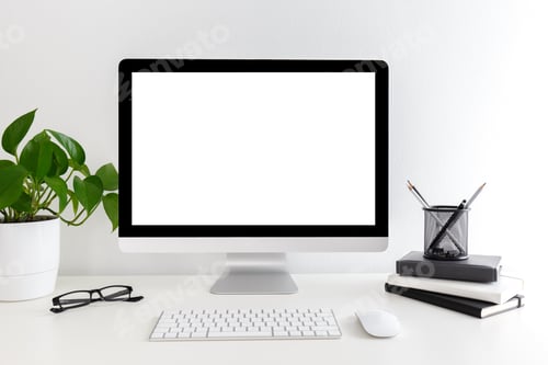 Preview: Business office desk mock up