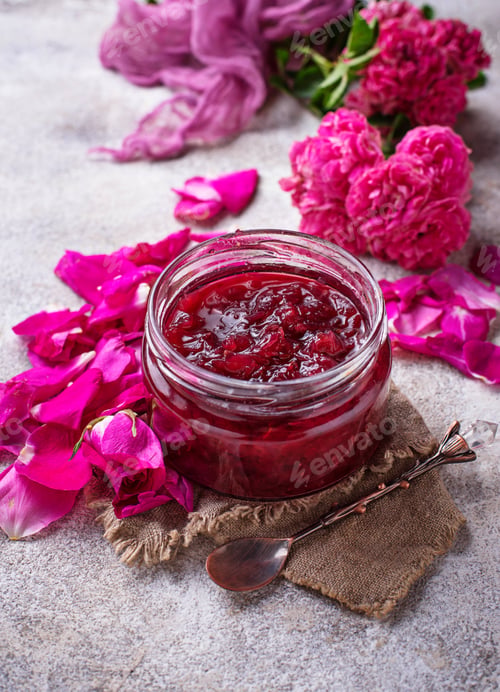 Preview: Homemade jam of rose petals