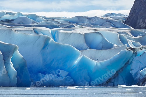 Vista previa: South America, Chile, Torres del Paine National Park, Grey Glacier at Lago Grey