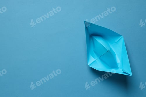 Preview: Concept of travel and adventure with paper boat