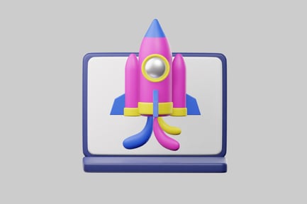 Preview: Rocket with appendages and banner