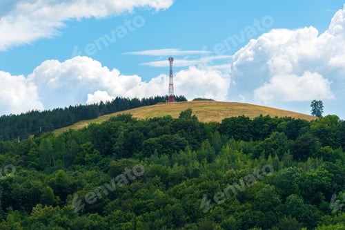 Preview: Telecommunication tower on top of the hill